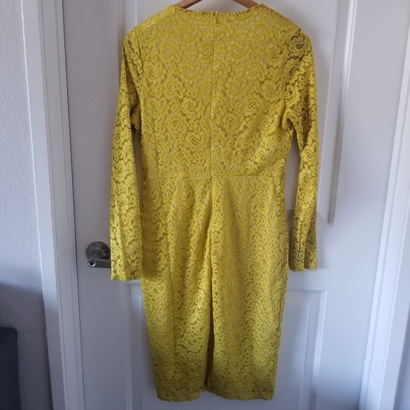 Yellow Lace Dress - Picture 3 of 6